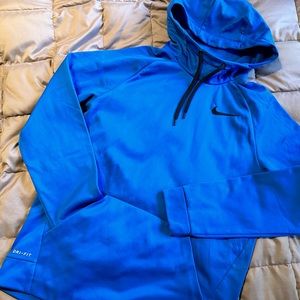 Nike Dri-fit Royal blue hoodie. Size: Men’s M